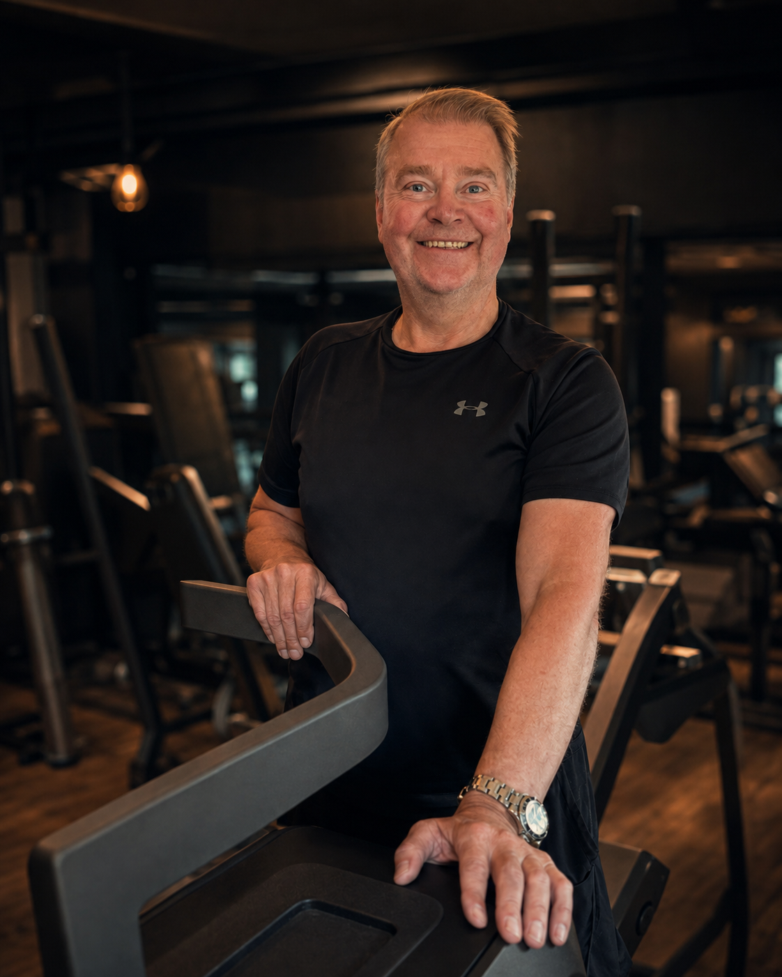 Benny, coach på Minutus vid Milon-cirkeln